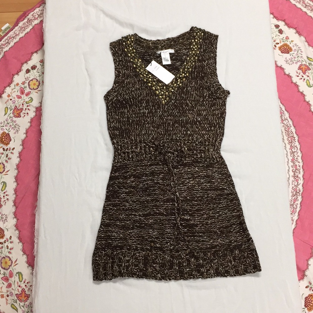 Vertigo Paris Cable Knit Sweater Tunic